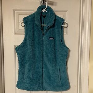 Patagonia Women’s Turquoise Fleece Vest sz XL